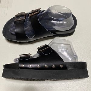 Torrid Eva sandals black size 9WW